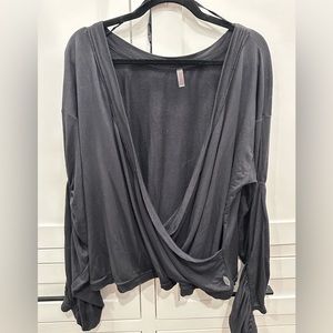 Free People Movement black sweater